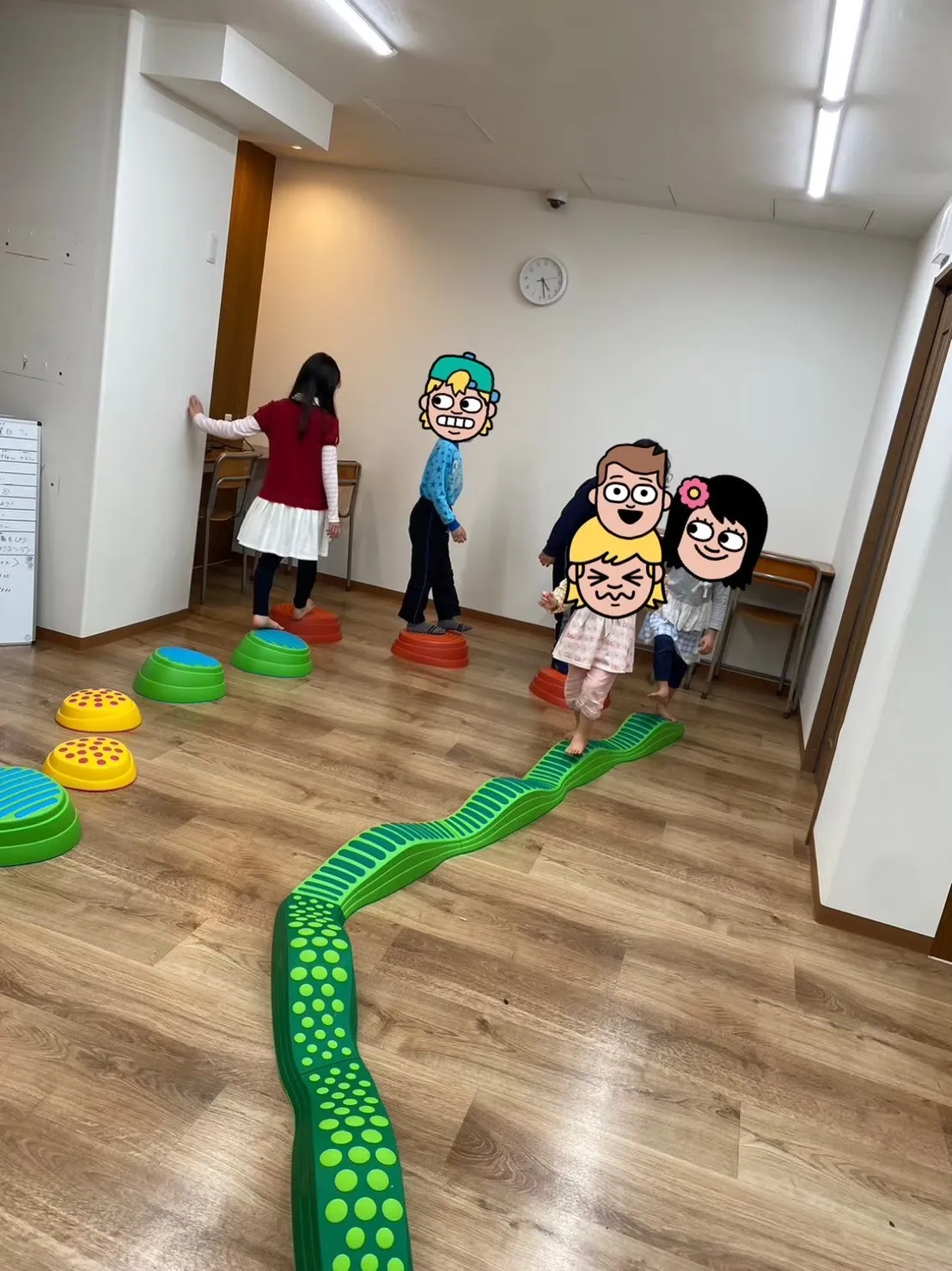 広いプレイルームがあるレプタの運動療育