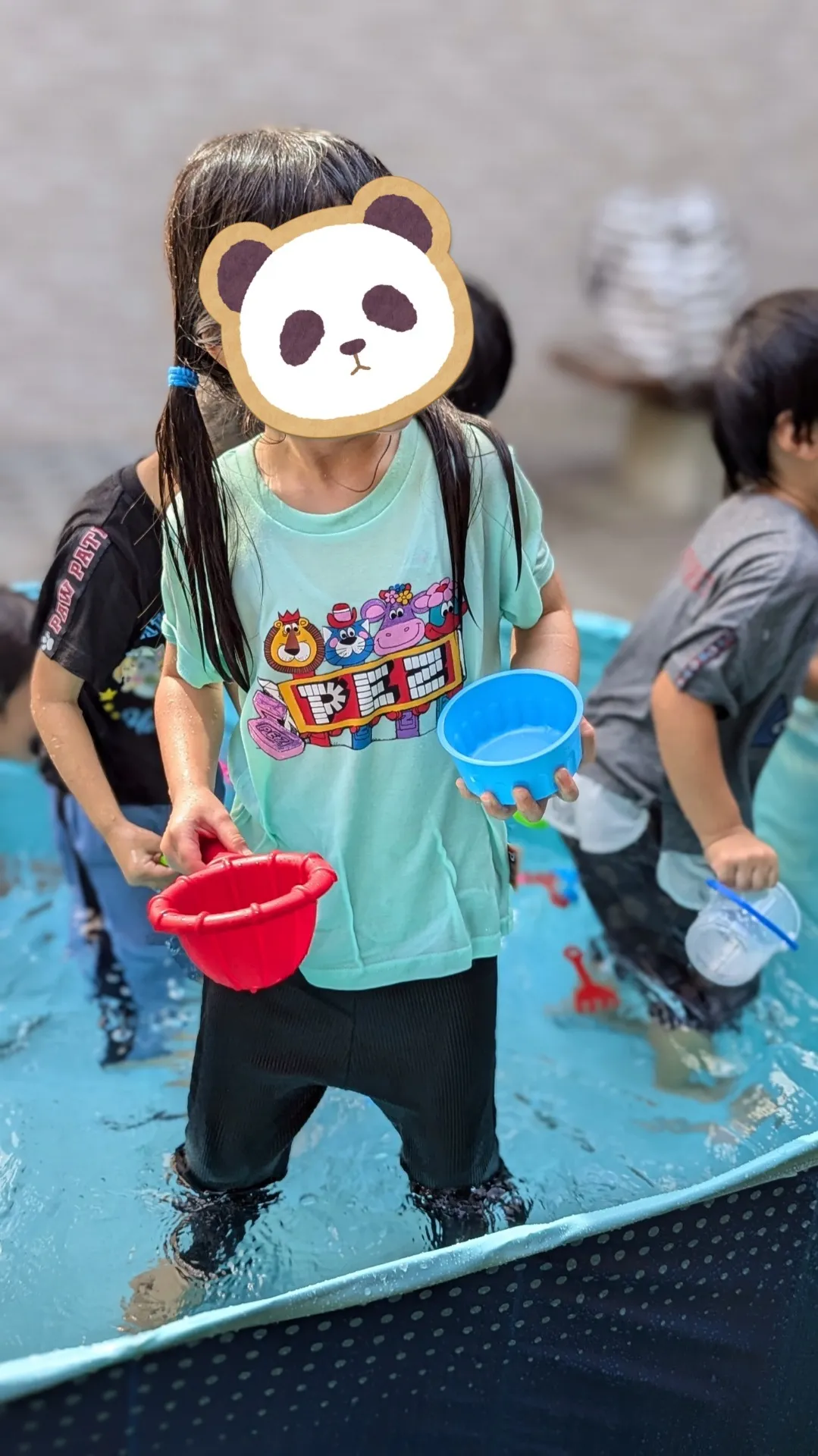 滝川高校で水遊び☆