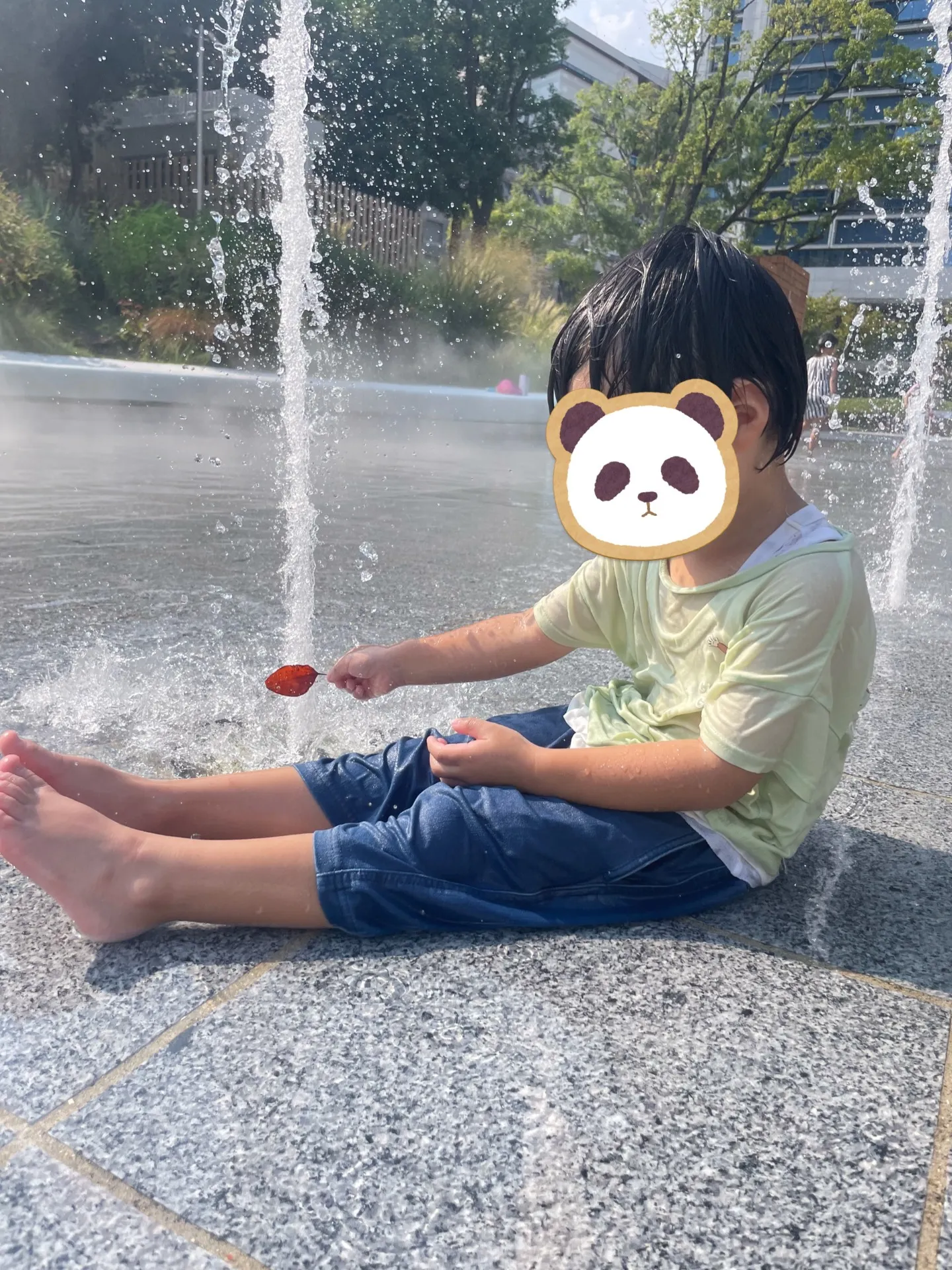 楽しい水遊び♪