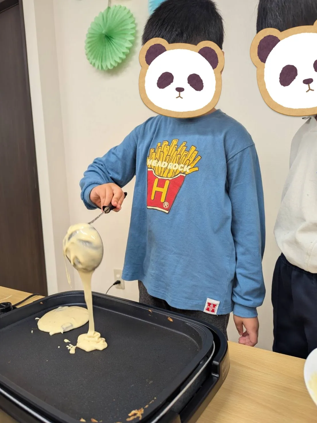 🍪ホットケーキ作り！🍳