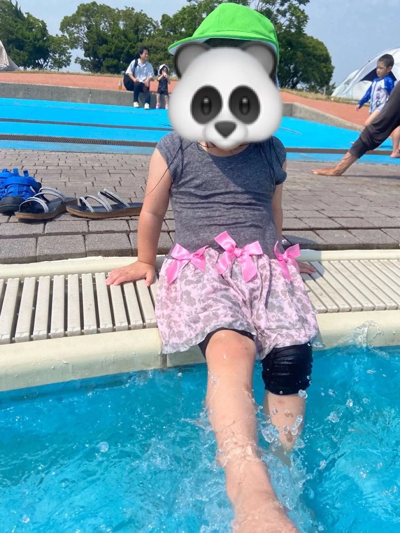 今年初めてのプール遊び🍧🦖