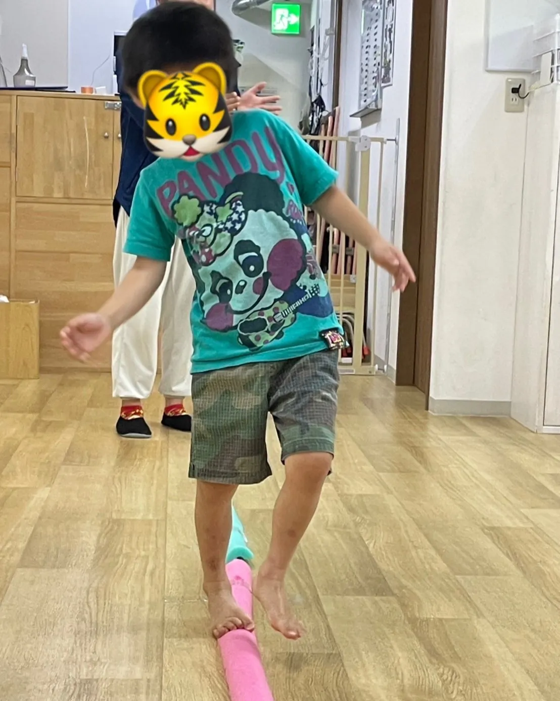 全力プールスティック遊び✨
