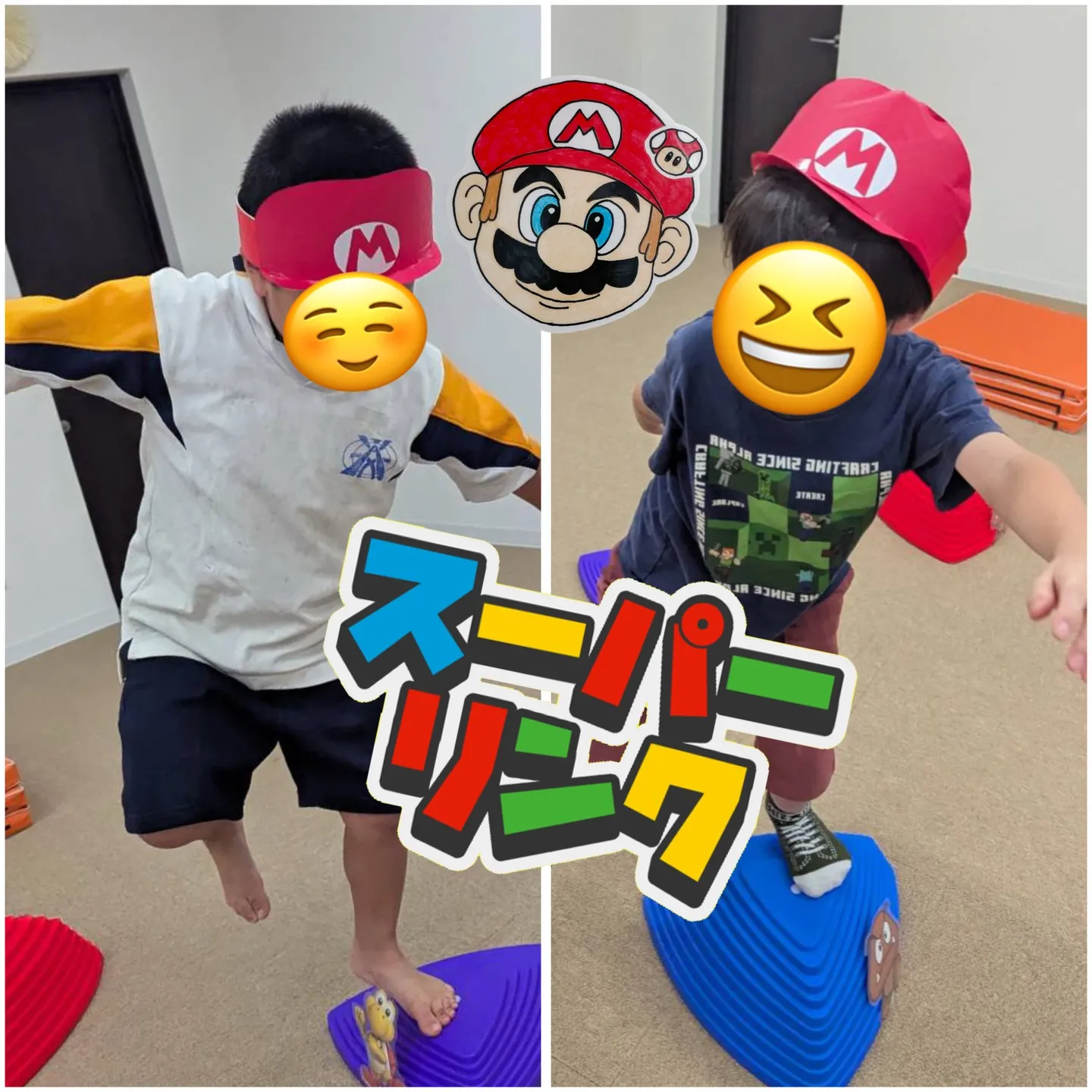 まるでゲームの中⁉マリオになりきリンク🍄