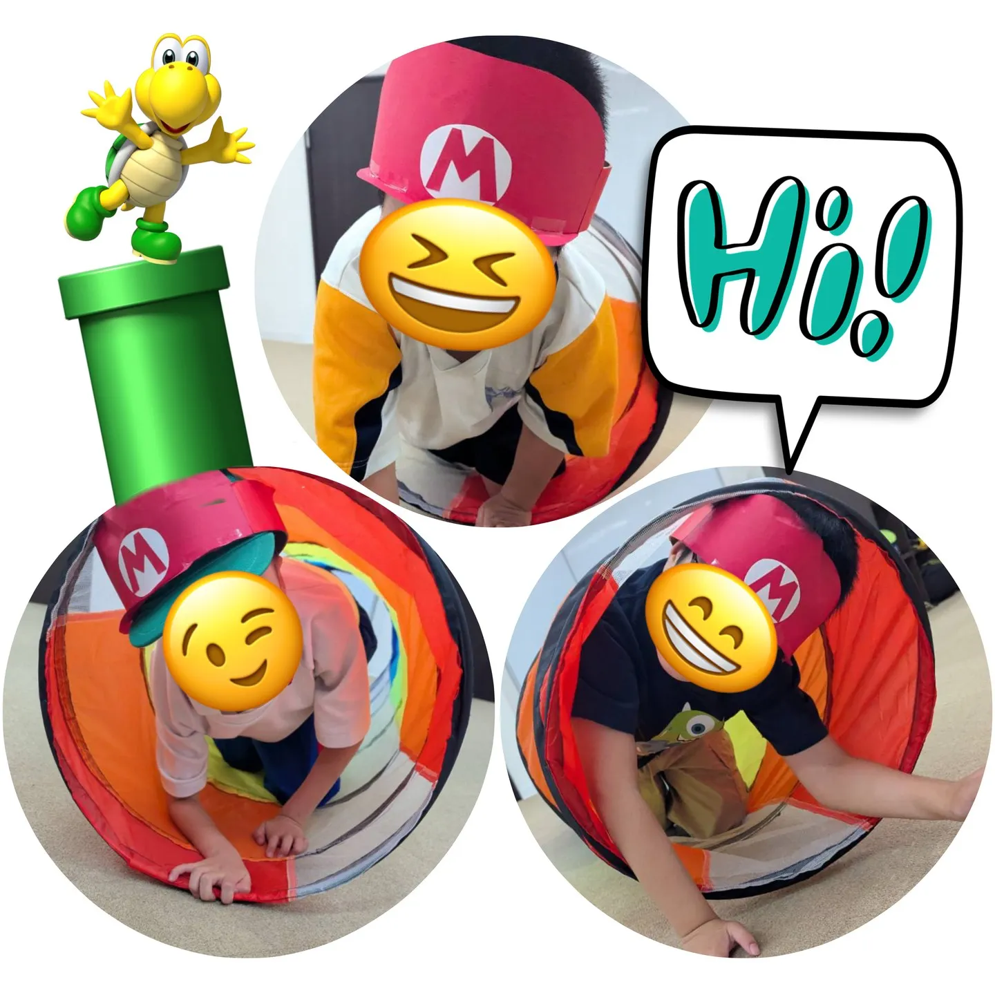 まるでゲームの中⁉マリオになりきリンク🍄