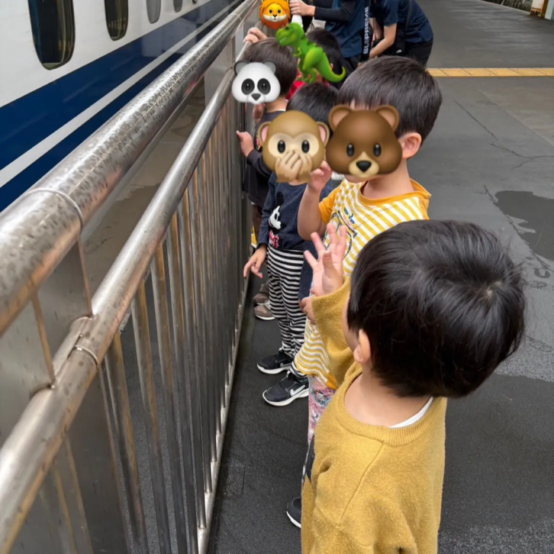 レプタで新幹線を見に行ってきました☺
