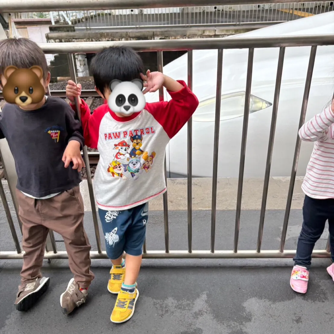 レプタで新幹線を見に行ってきました☺
