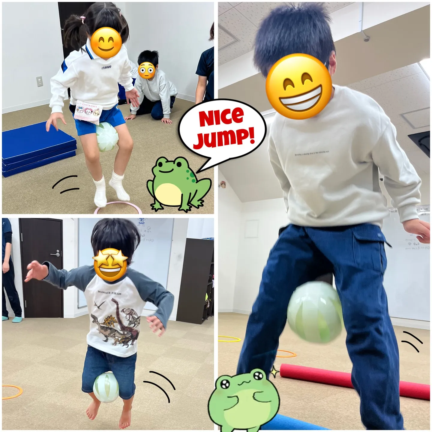 足パワー全開!リンクのボールサーキット🏀