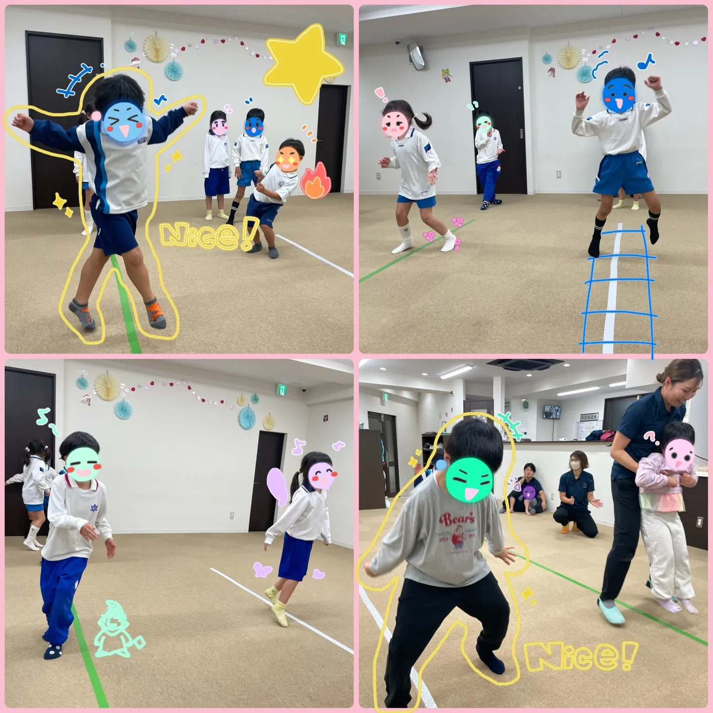 リズムに合わせてジャンプ🏃