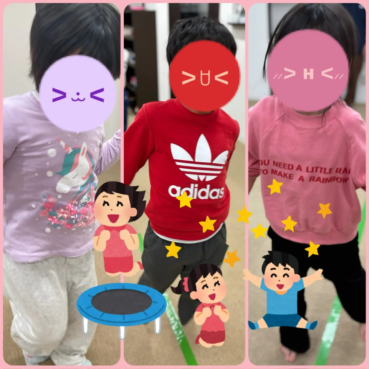 たくさん跳ぼう!ラインジャンプ👣