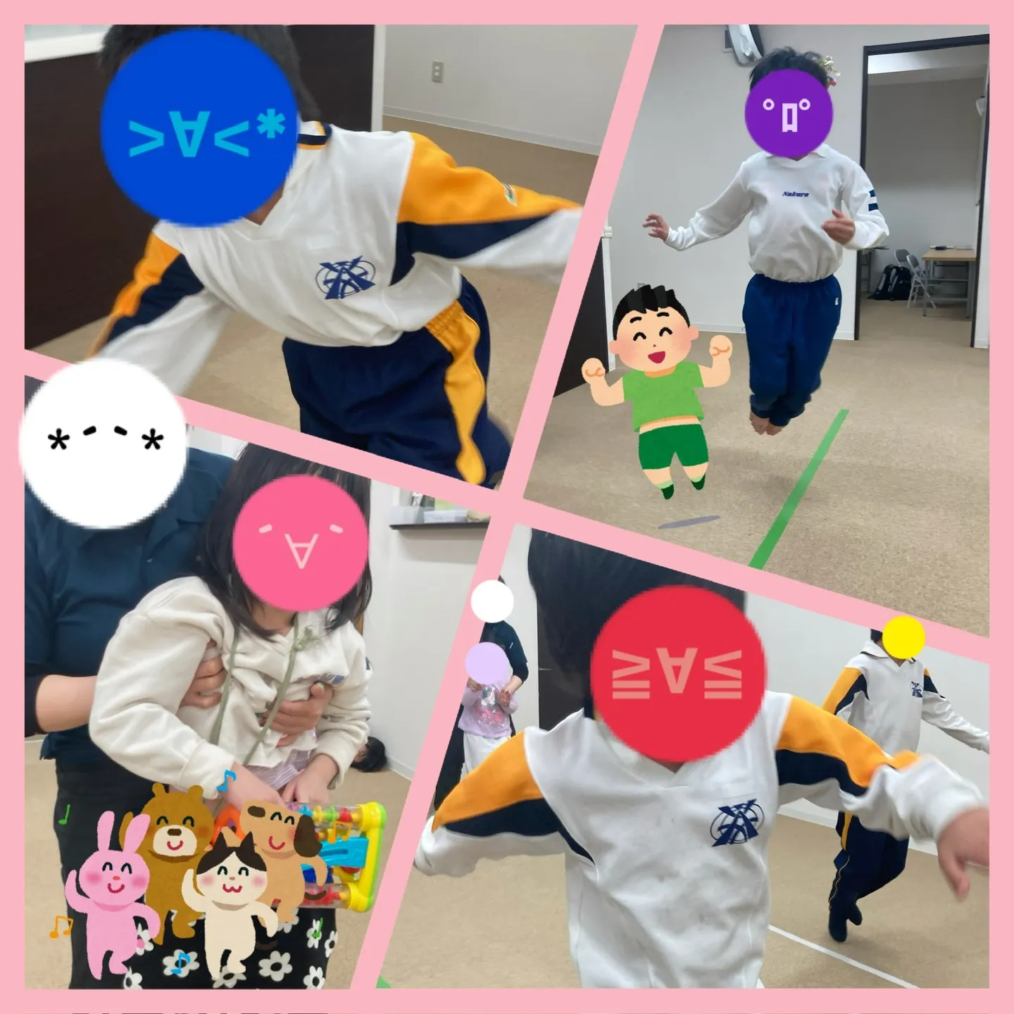 たくさん跳ぼう!ラインジャンプ👣