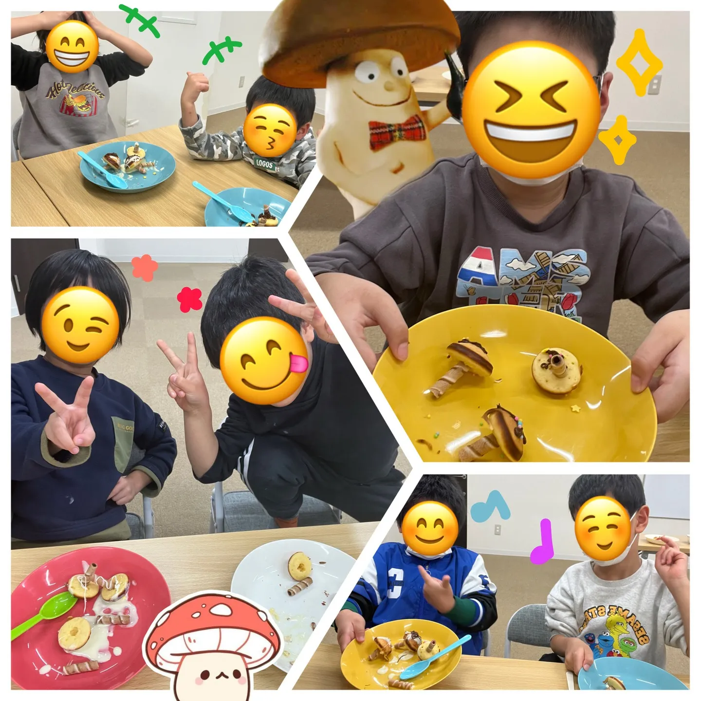 リンクがきのこの森になりました🍄