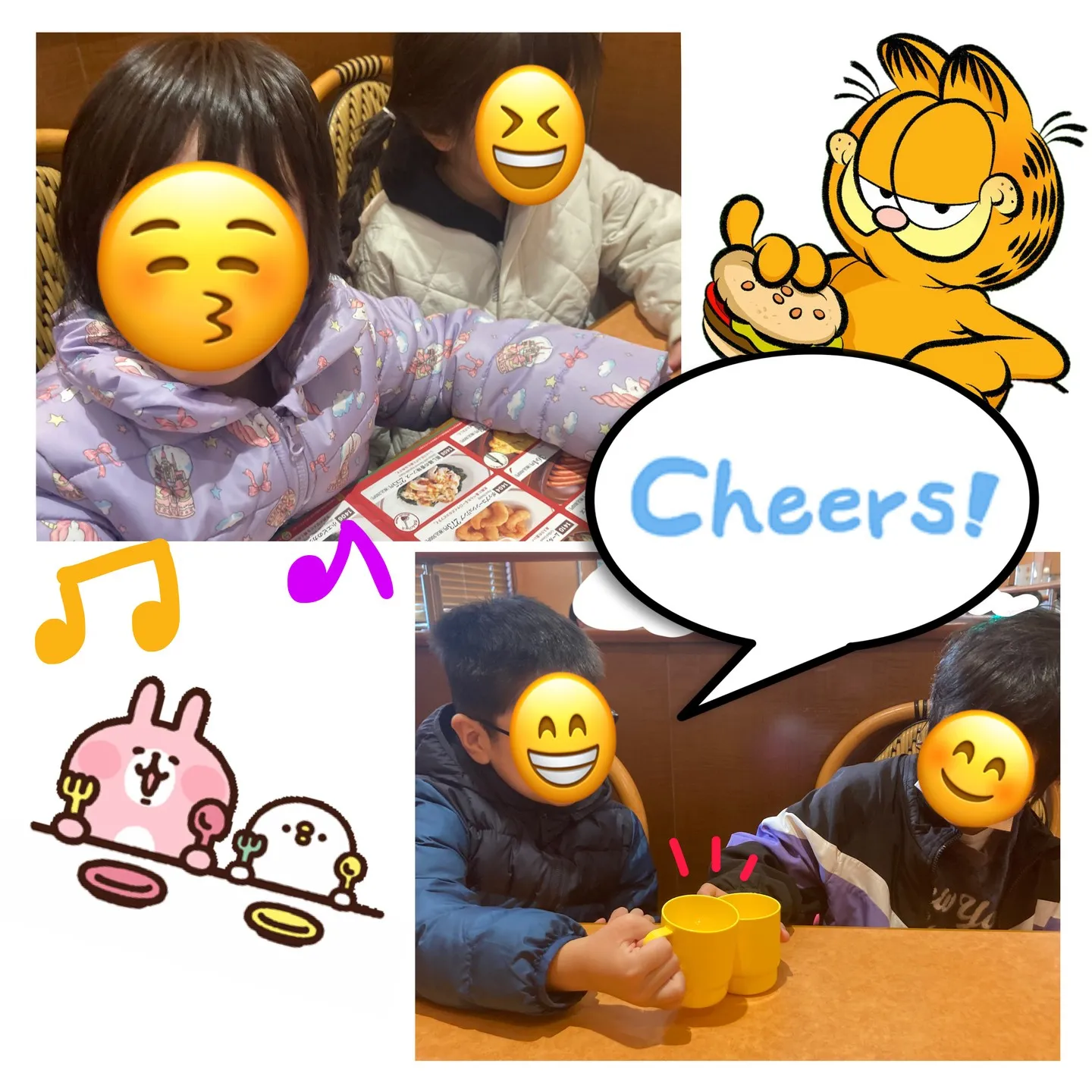 リンクのみんなでサイゼリヤに行くゼリヤ🍕