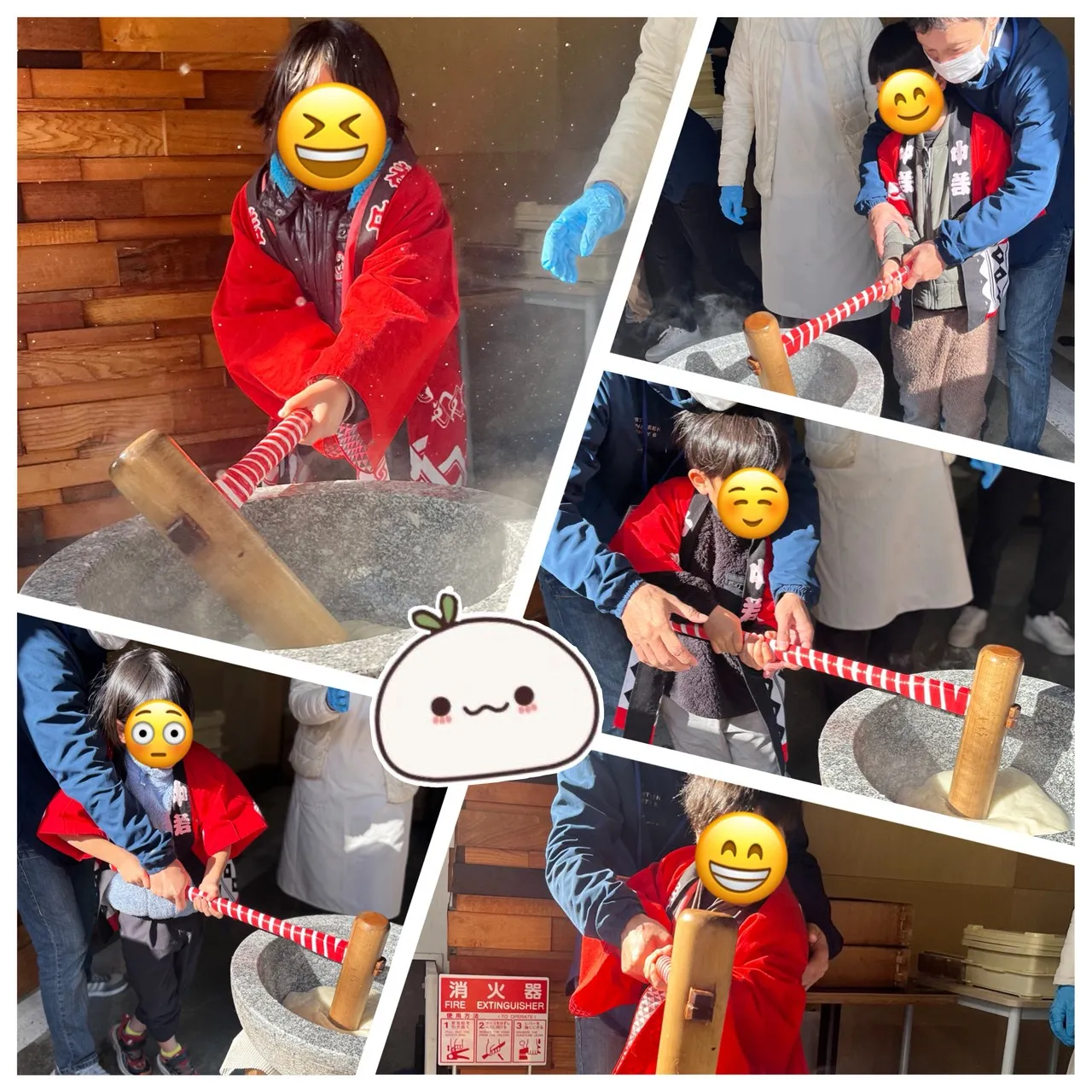 ぺったんの先に笑顔あり～リンクのお餅つき～