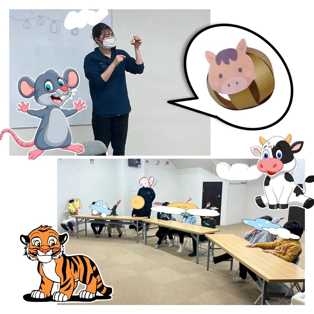 リンクでガーランド作り🥰