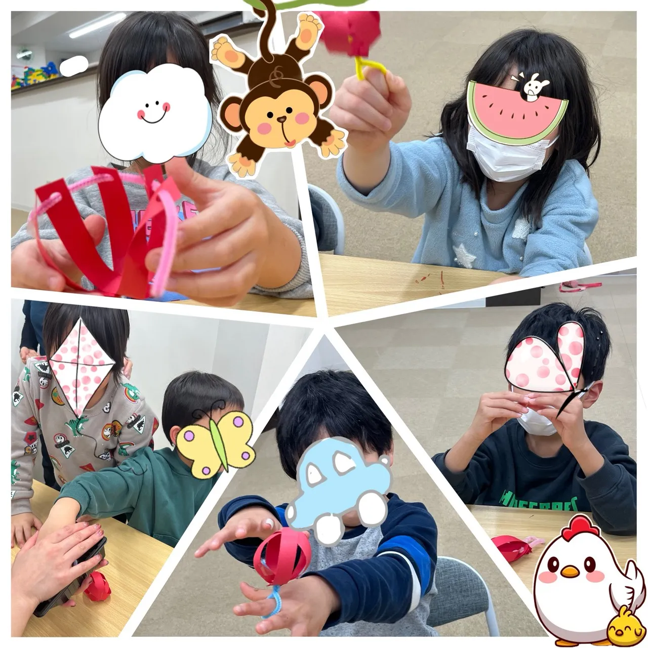 リンクでガーランド作り🥰