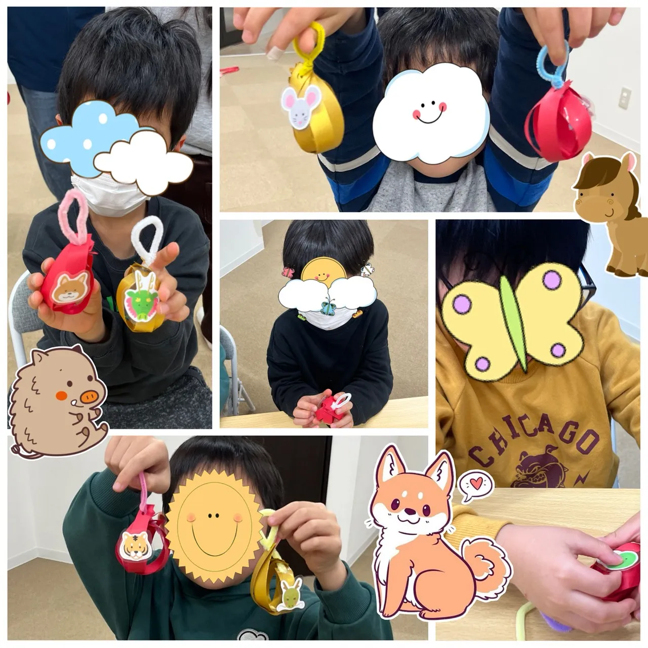 リンクでガーランド作り🥰