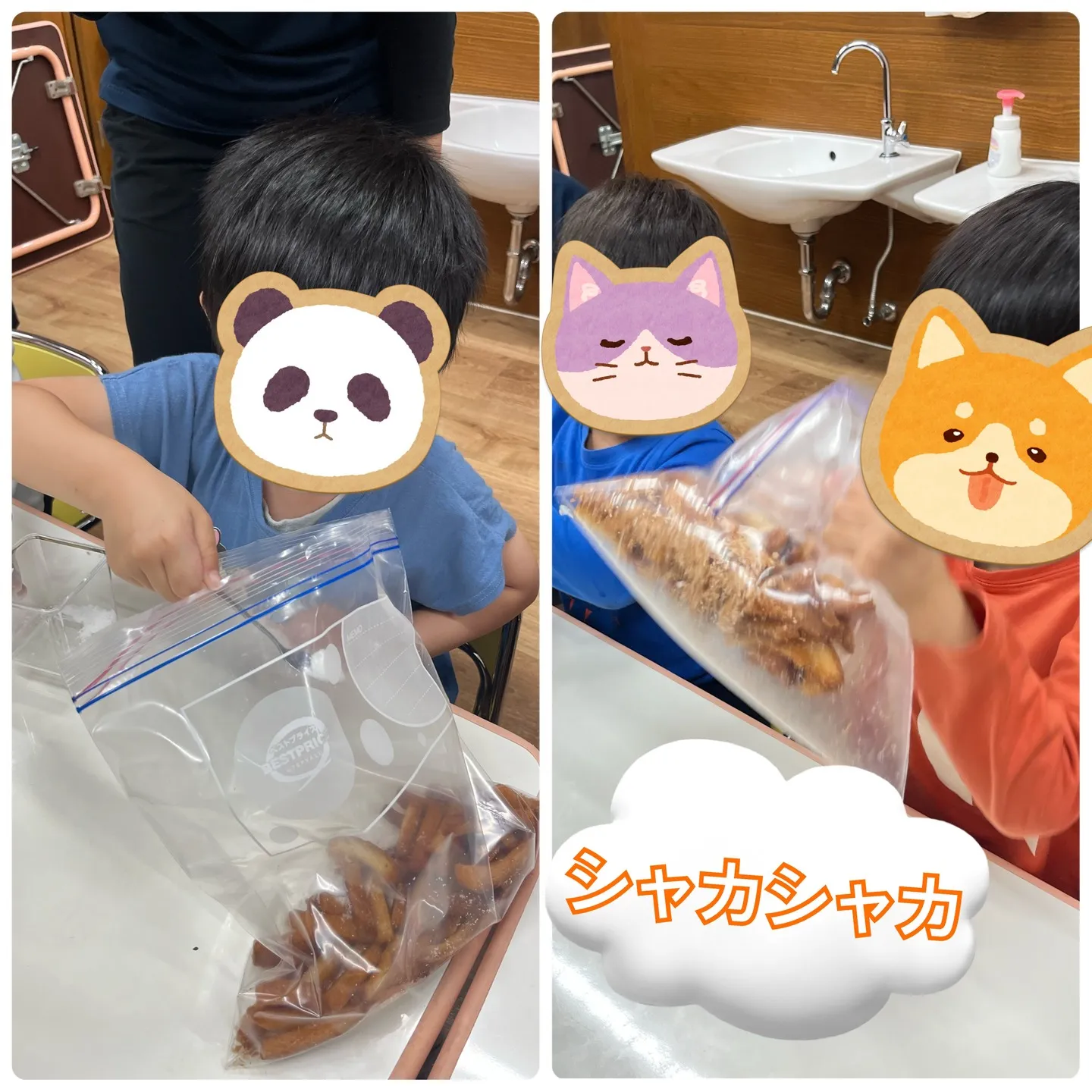 レプタでフルーツサンド作りとピクニック🍓🍊🍌