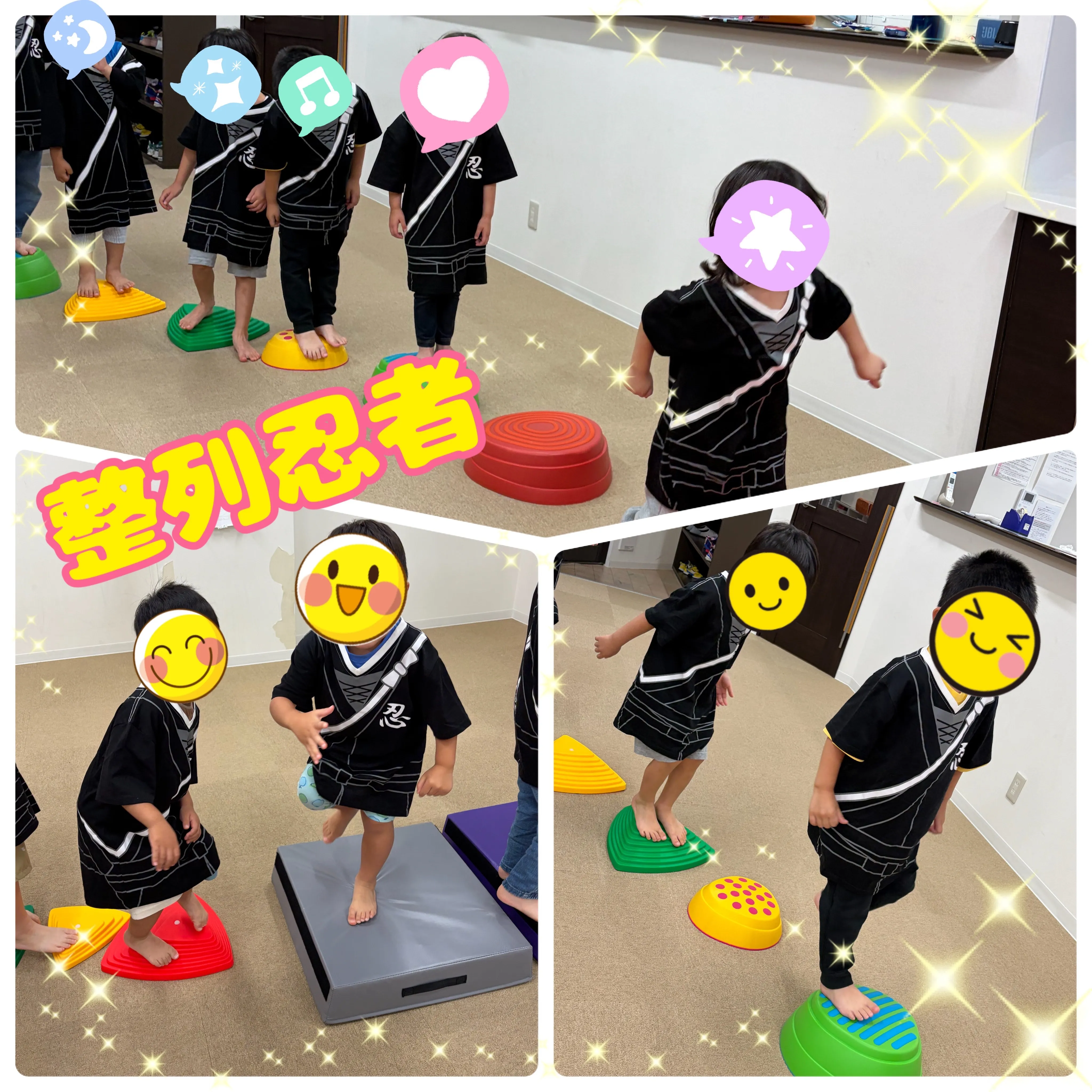 🌈ある日のレプタ(忍者サーキット編)