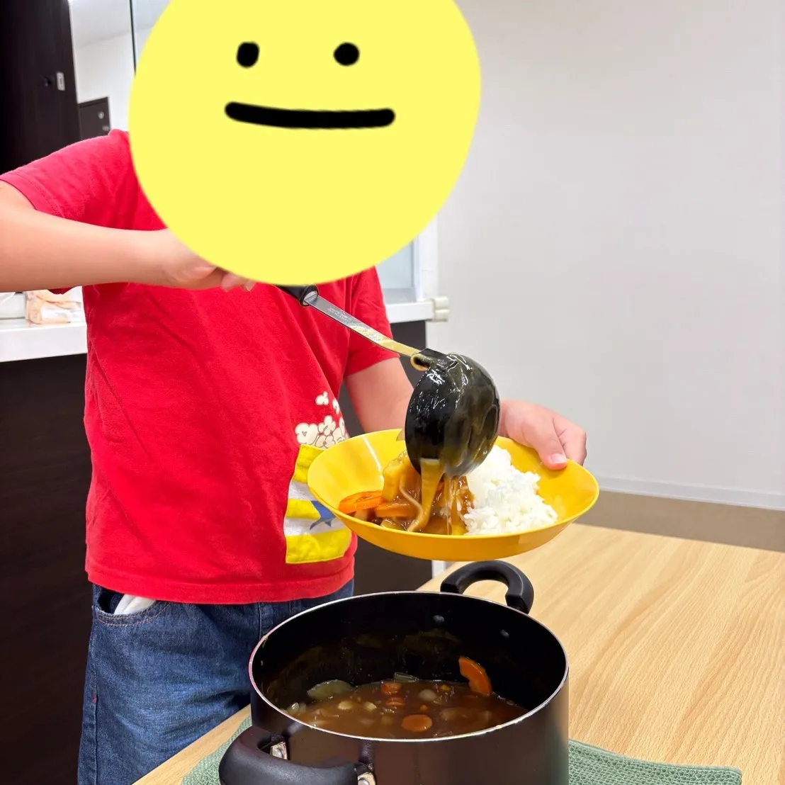 カレーづくり